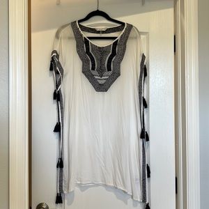 Trina Turk Linen Beach Coverup Size 8